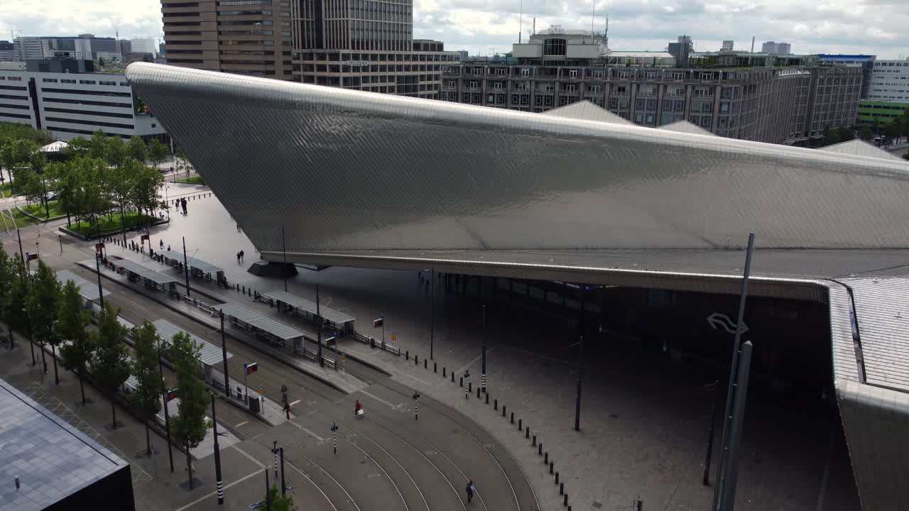 Aerial View of Utrecht Central Station
