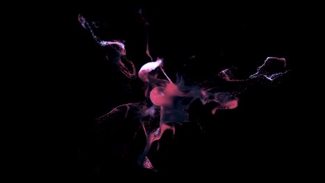 4K CGI paint powder simulation.