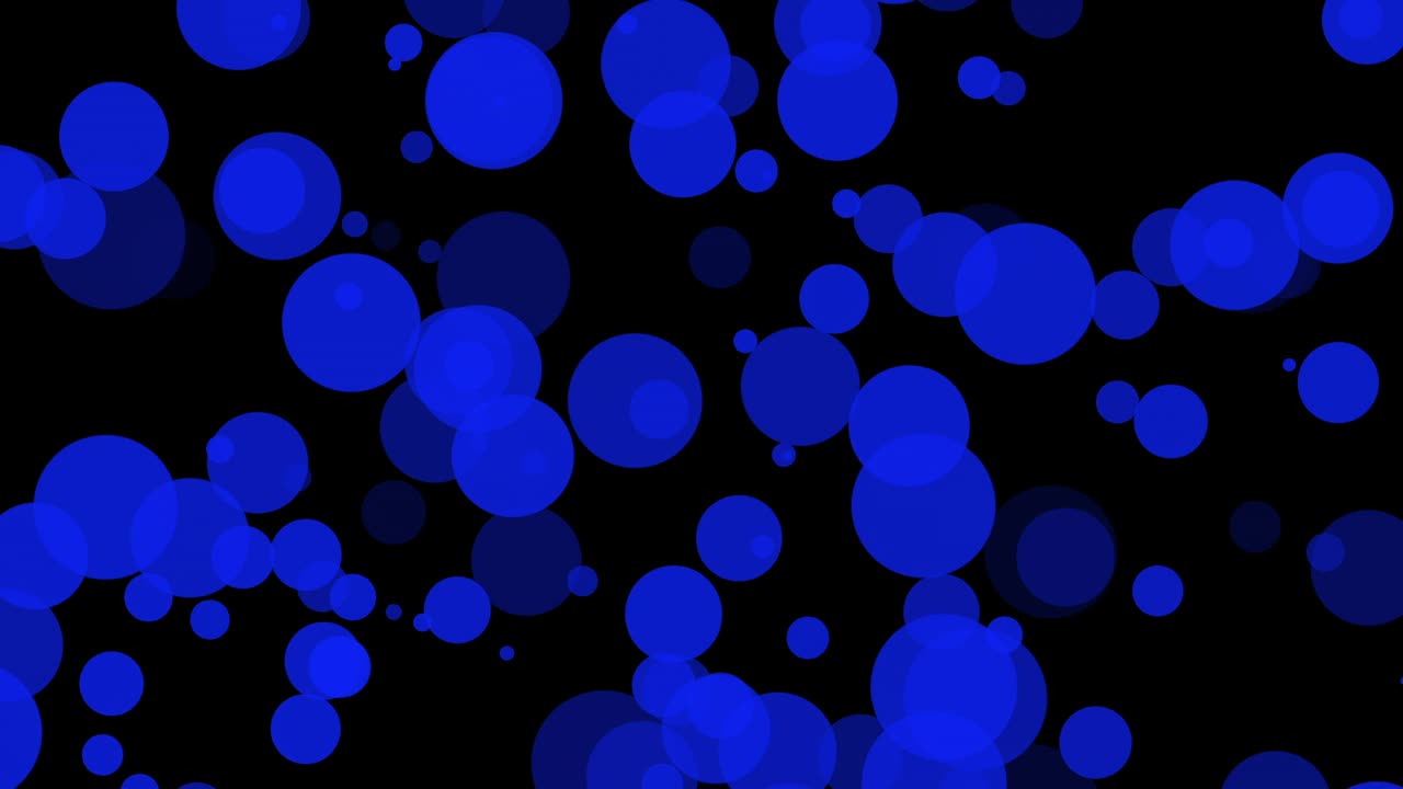 움직이는 원과 함께 검은 바탕