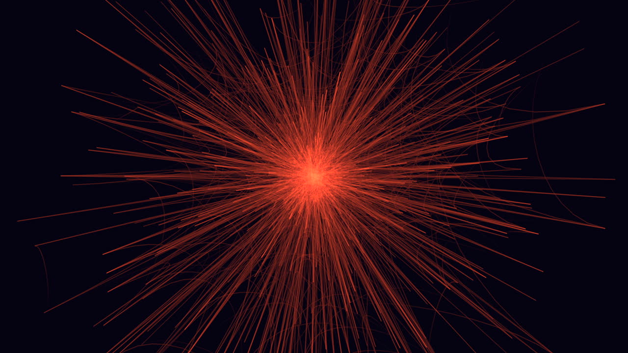 빛나는 빛이 어을 가로질러 어나옵니다.