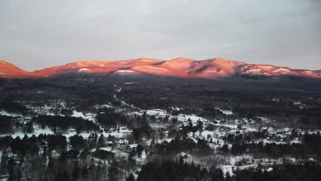 whiteface mountain, ny - dji mini morning pan