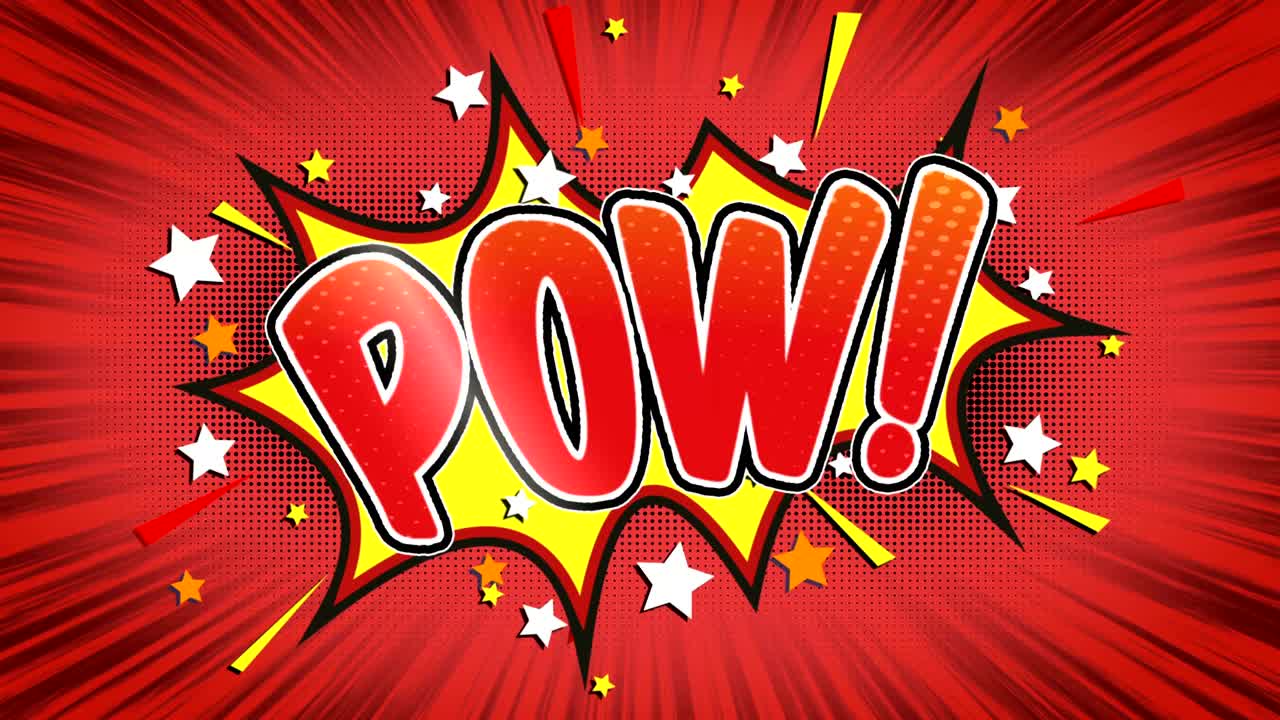 - 만화 스타일 텍스트 pow