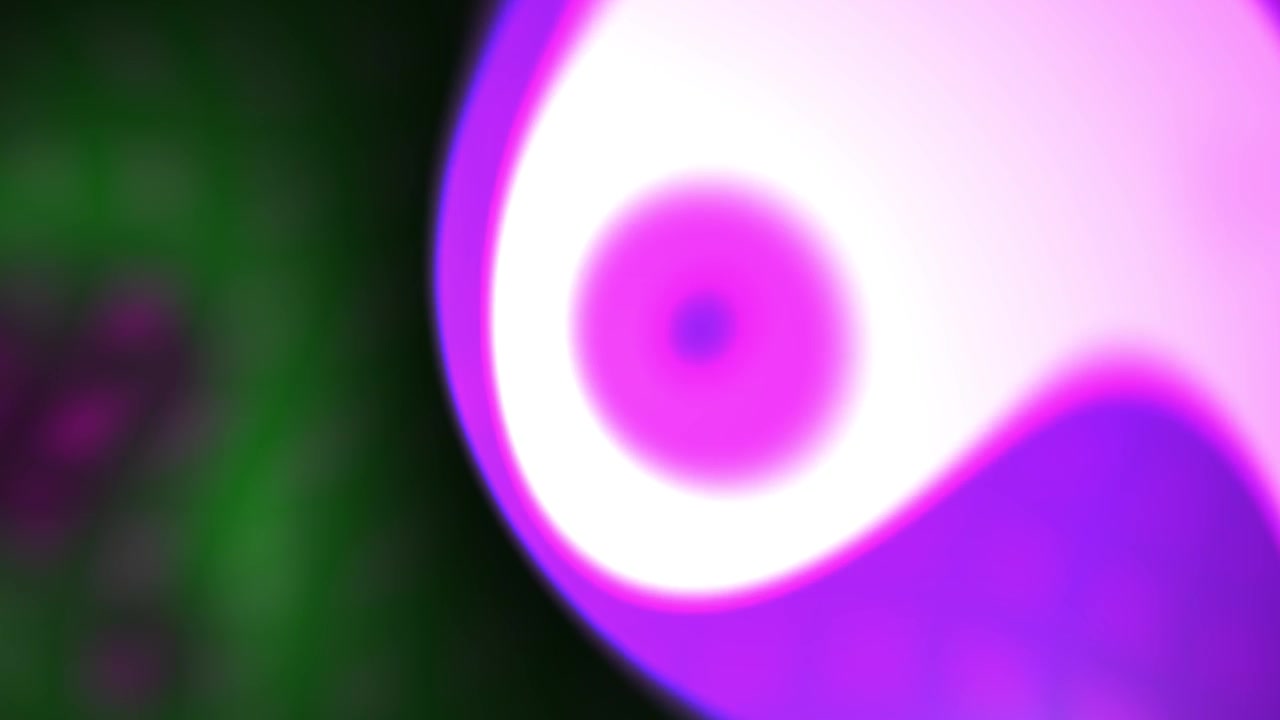 Abstract Motion Background with Glowing Pink and Green Shapes