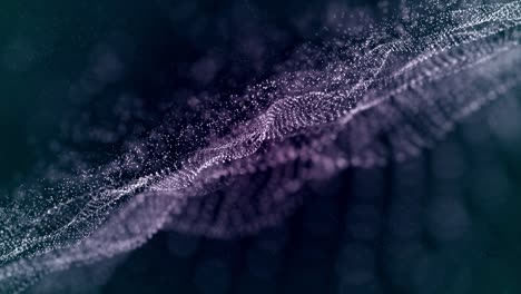 defocused particles background loopable (deep blue)