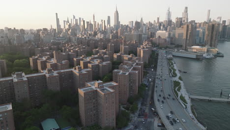 filmado en una tarde de verano en la ciudad de nueva york