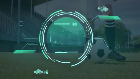 Animation-Der-Datenverarbeitung-über-Einen-Kaukasischen-Männlichen-Fußballspieler