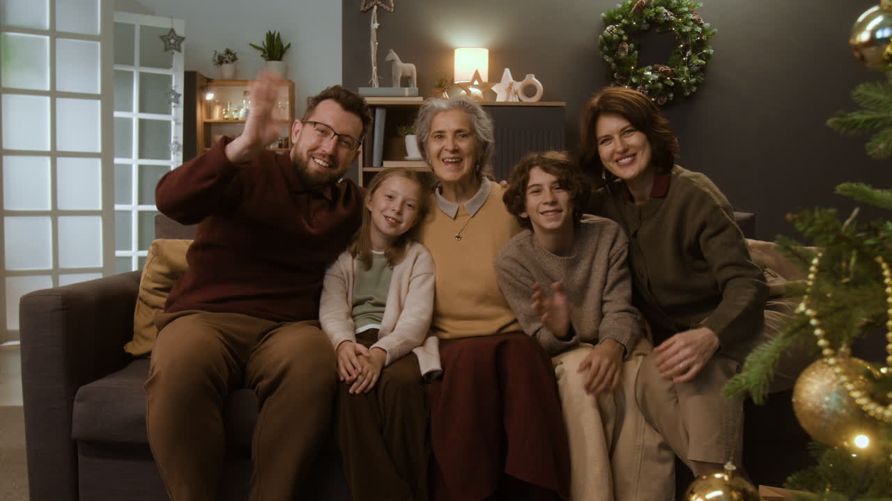 рождественский семейный портрет