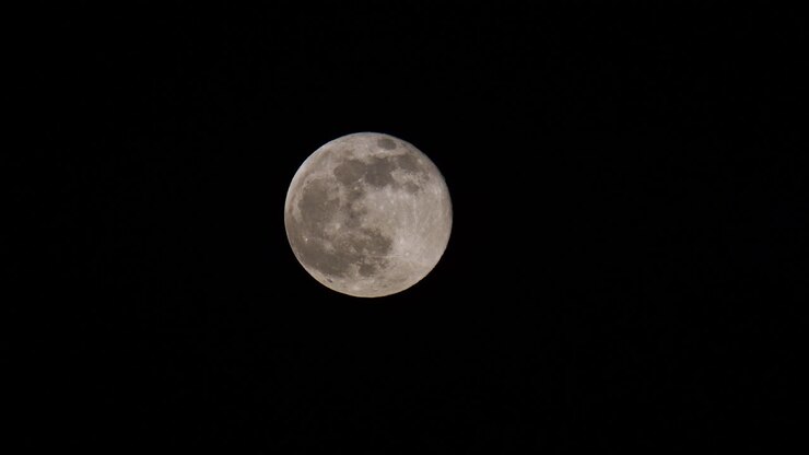 close-up da lua cheia