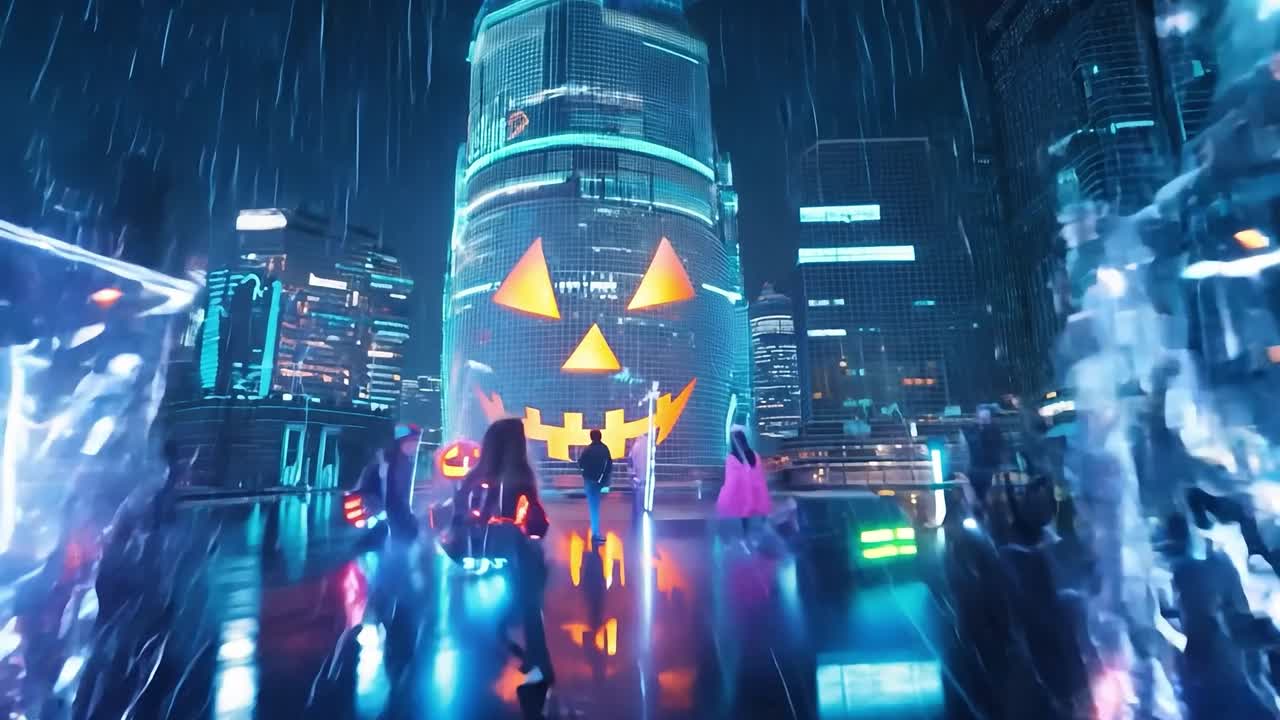 도시에서 할로윈