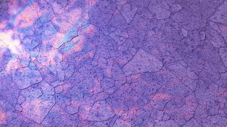 Cracked Sky: A Study in Texture and Light purple