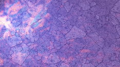 cracked sky: a study in texture and light purple