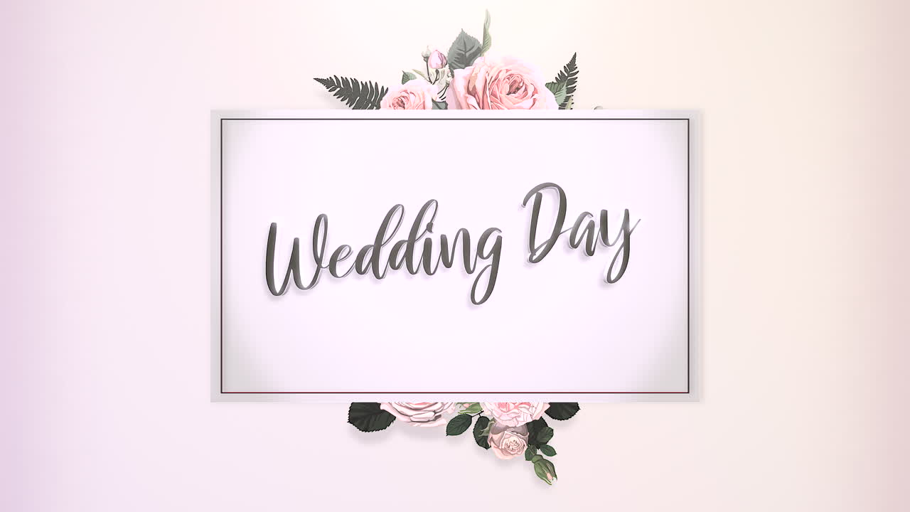 Día de boda con flores rosas de verano