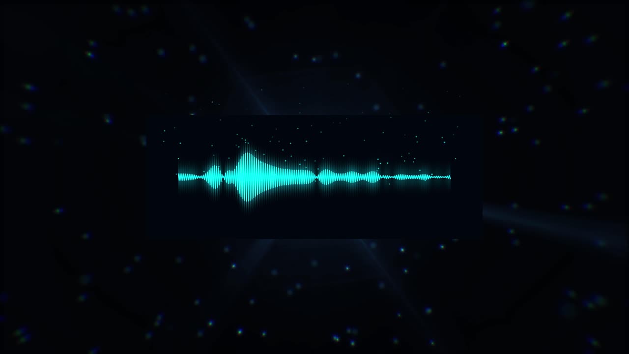 추상적인 오디오 파동 형태 배경