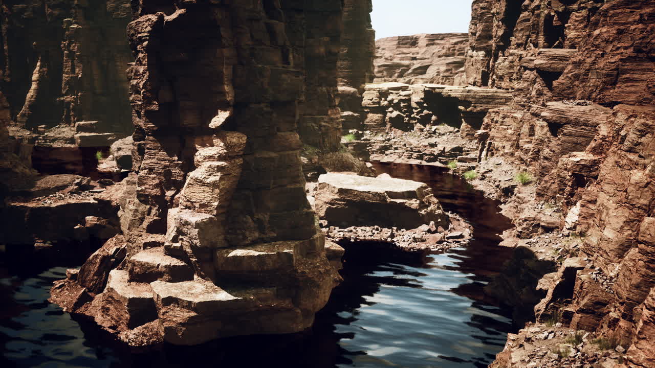 paisaje del cañón de las rocas rojas