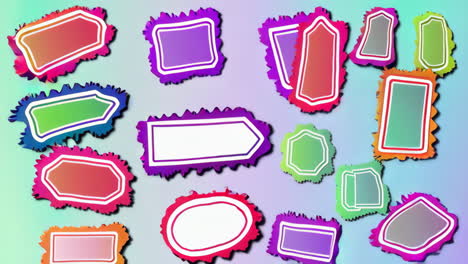 colorful abstract tags background
