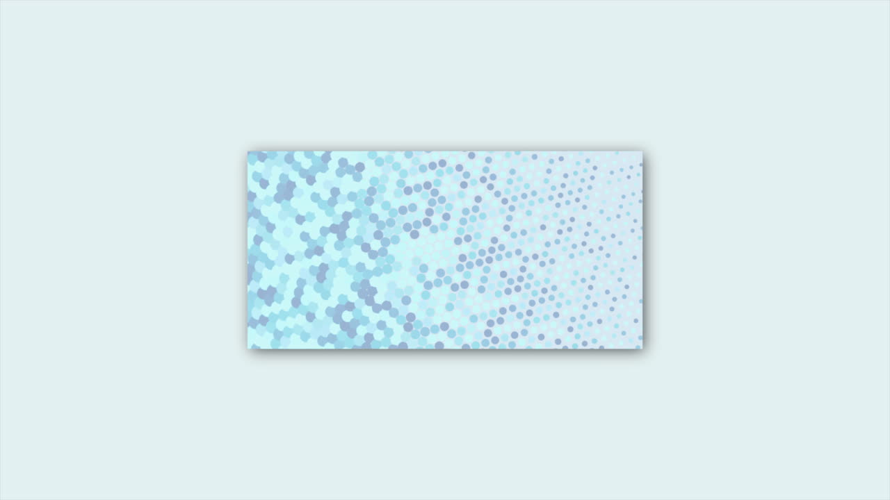 puntos y formas geométricas blancas en movimiento