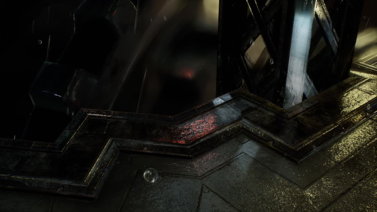 escena urbana en una noche lluviosa