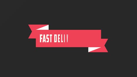 free delivery fast delivery order now word animation motion graphic video with alpha channel, transparent background use for website banner, coupon,sale promotion,advertising, marketing 4k footage