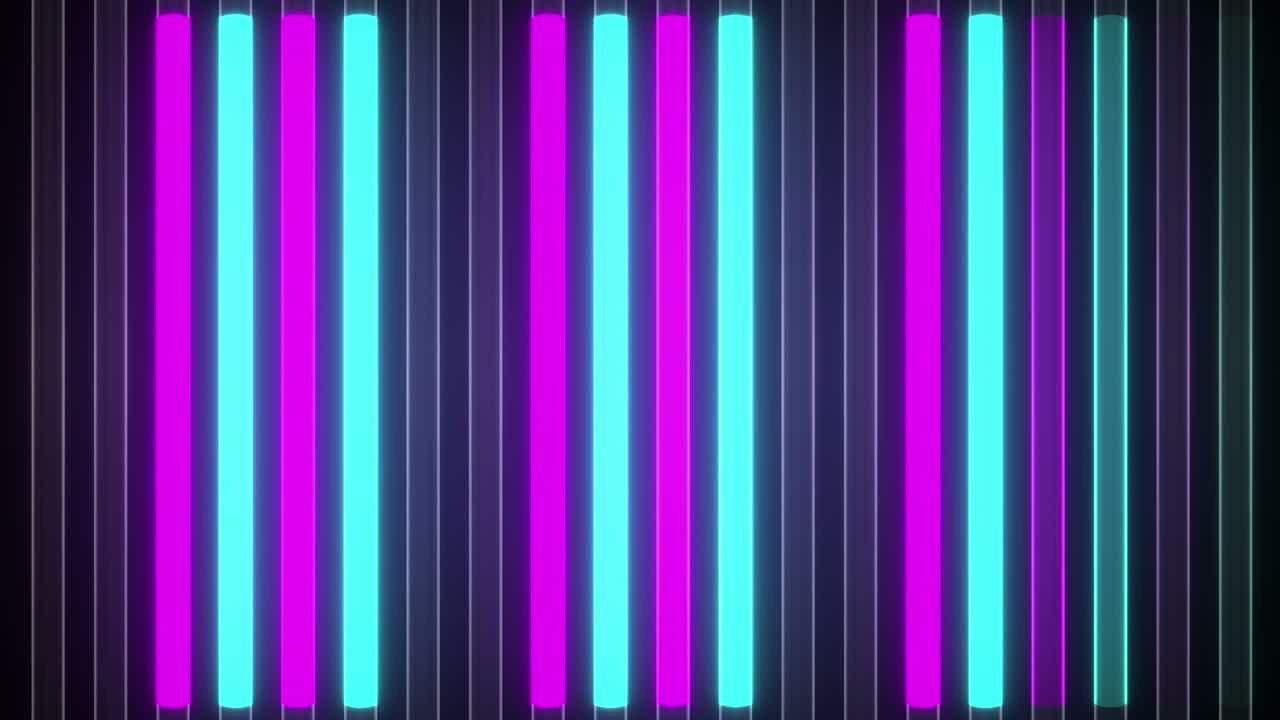 las luces de color neón de 4k. fondo en bucle