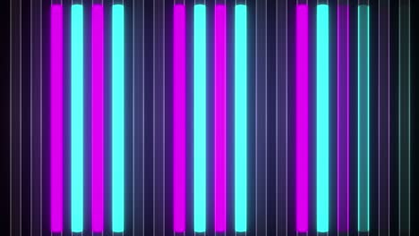 las luces de color neón de 4k. fondo en bucle