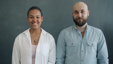 portrait of a diverse couple