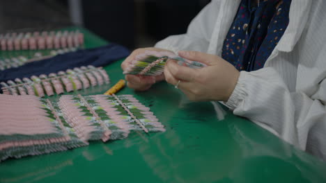 quality control process for artificial nails in a chinese false nail manufacturing factory