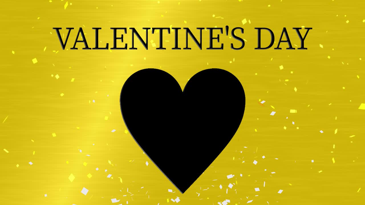 mensaje de valentín texto animación gráficos de movimiento