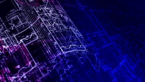 los planos de la arquitectura.
