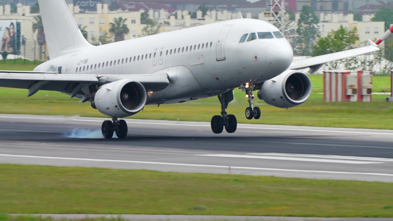 Piste İnen Beyaz Jet