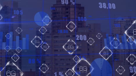 Animación-De-íconos-Y-Gráficos-6g-Que-Procesan-Datos-Sobre-La-Ciudad-Por-La-Noche.