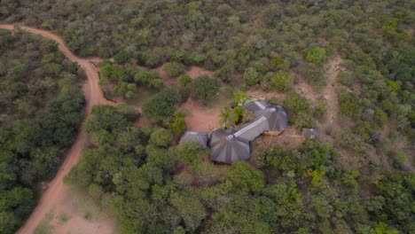 luxury african style lodge in the wild preserved savannah