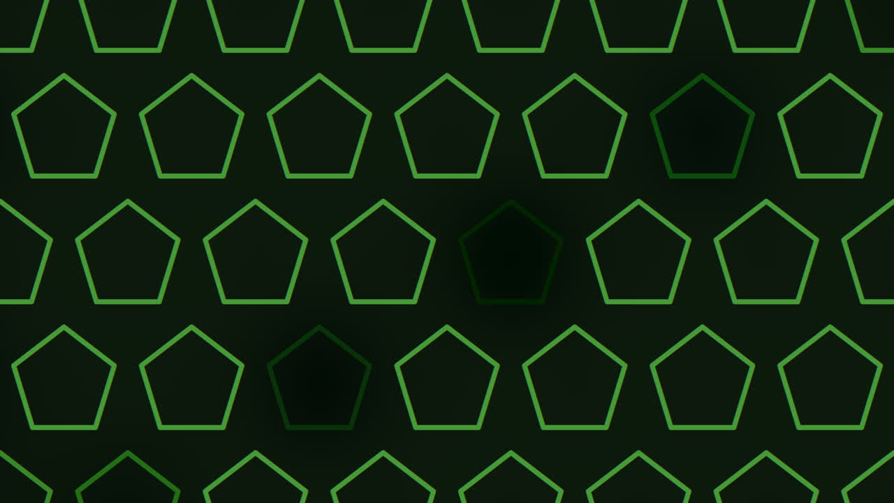 Geometric diamond black and green triangle pattern with tiling effect