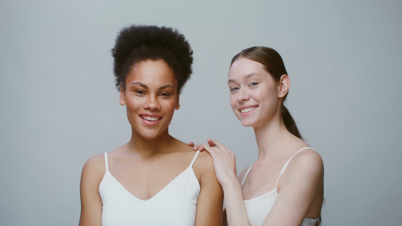 Two Women Smiling, Friendship Portrait