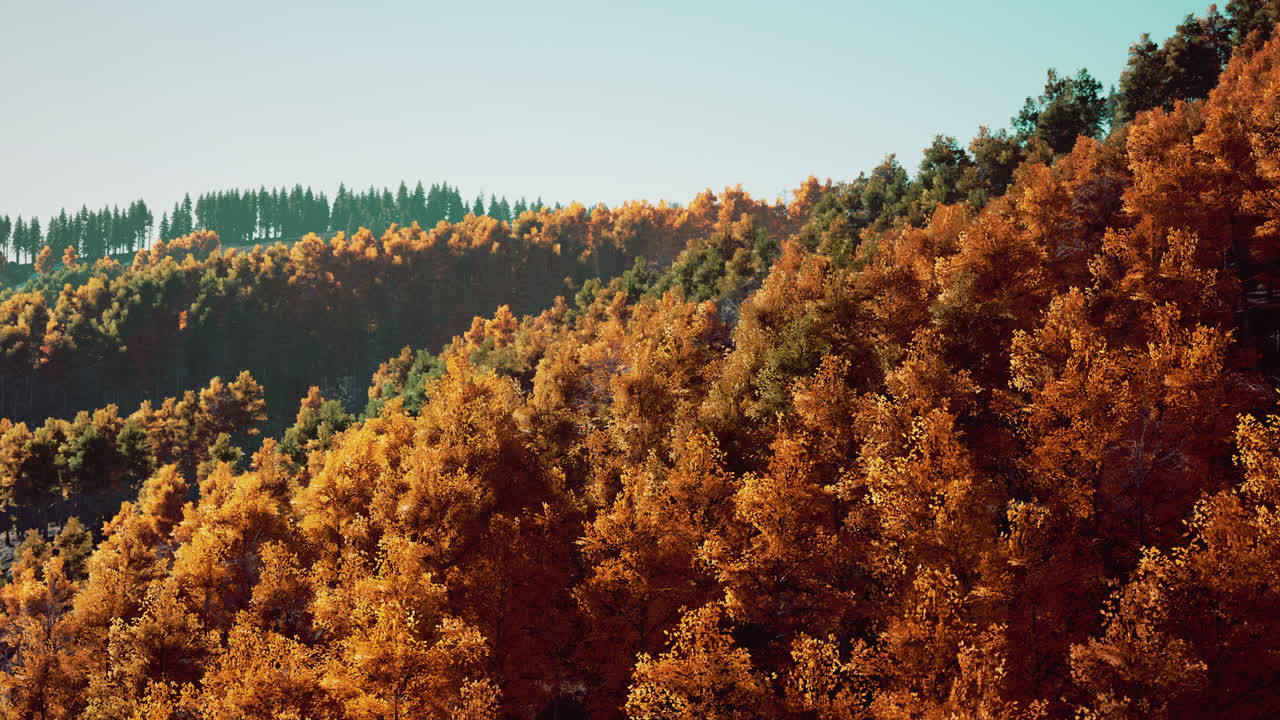 maravillosa vista de las montañas que brillan bajo la luz del sol