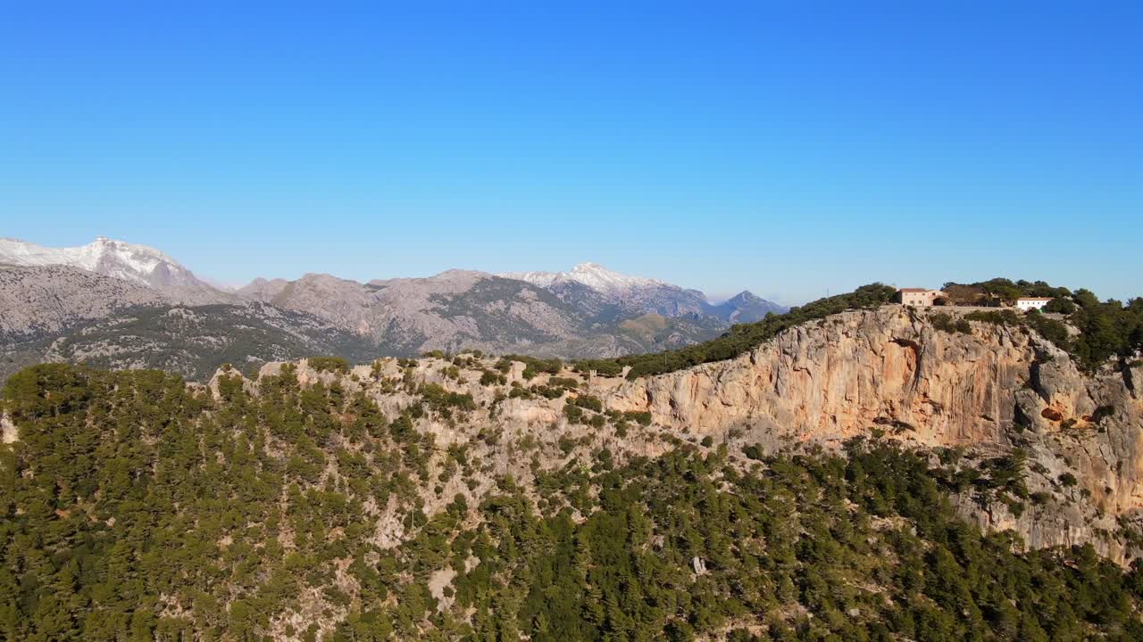Experience breathtaking vistas of Tramontana mountains, showcasing the stunning Cap Formentor and the historic Castell de Alaro. Nature's beauty meets rich heritage in Mallorca.