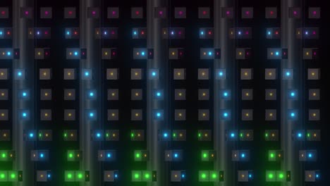 abstract glowing cubes background
