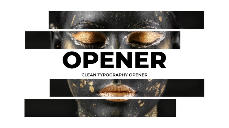 Clean Typography Opener