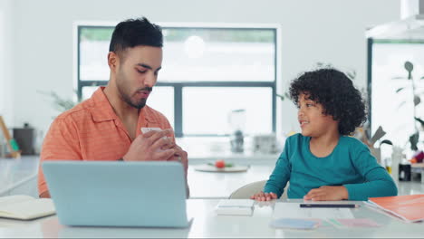 Father, son and help with reading