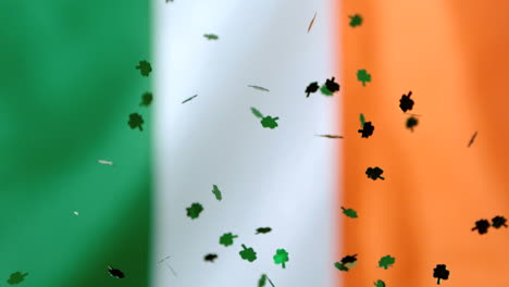 Shamrock-confetti-falling-