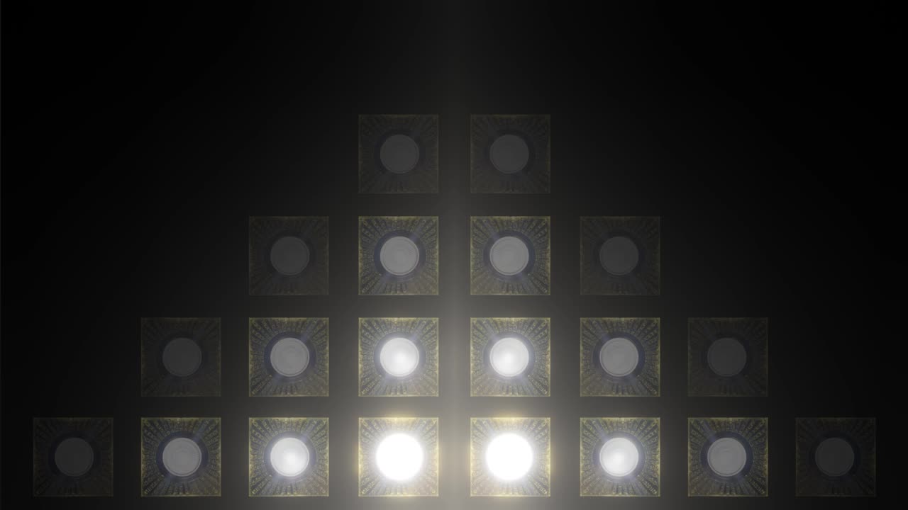 Abstract Stage Lighting Pattern