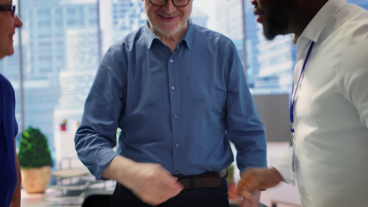 Senior people consulting financial advisor about retirement and pension planning