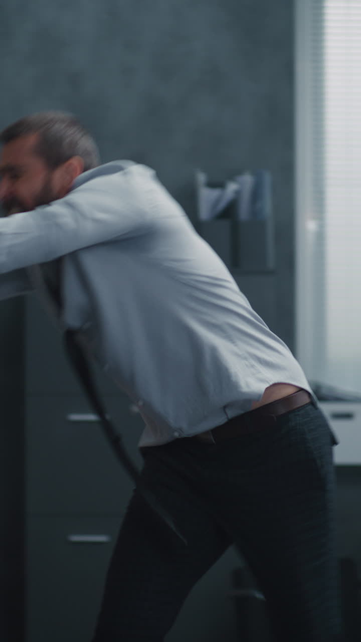 empresario estresado