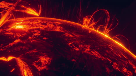 solar flare eruption