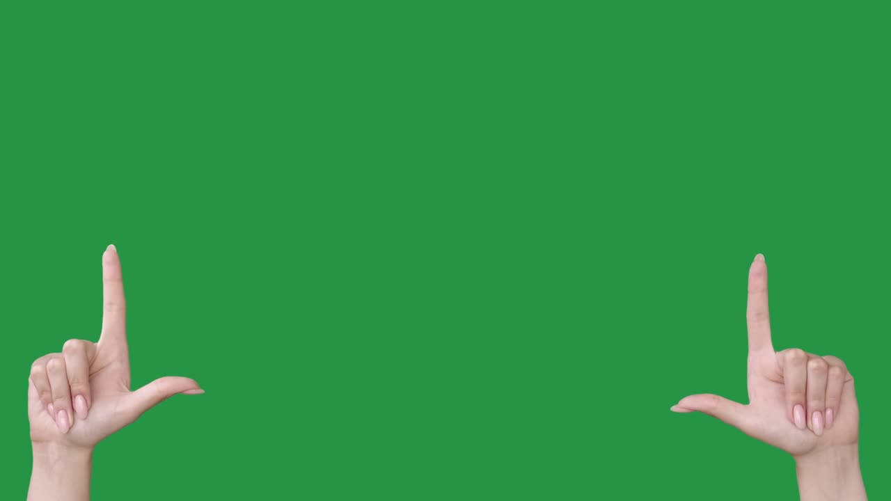 손가락 프레임 광고 배경 손을 가리키는