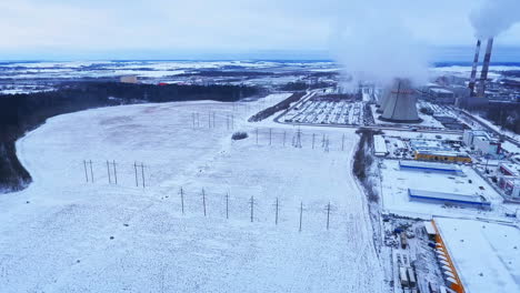 Aerial-industrial-plant.-Industrial-infrastructure.-Electricity-industry