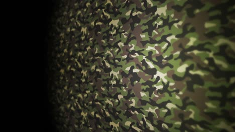 green camouflage pattern background. military uniform concept. abstract line and wave texture. loop animation.