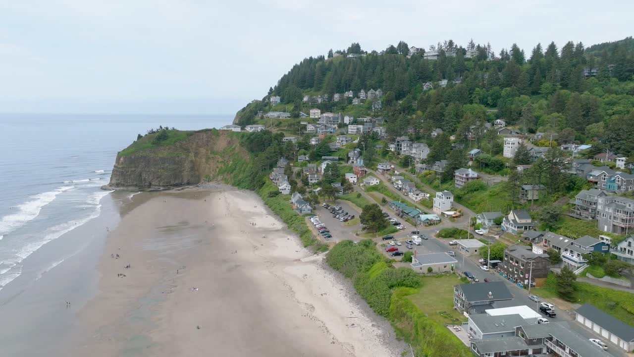 impresionantes imágenes tomadas con drones de la costa de oregon