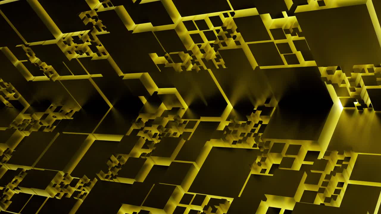 abstracto de fondo geométrico dorado en 3d