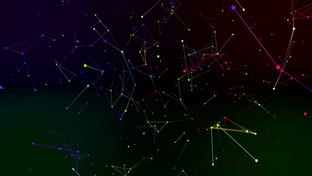 absract geometry background with lines and dots