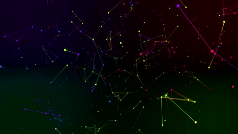 fondo de geometría abstracta con líneas y puntos